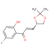 797054-16-1 (E)-(4R)-4,5-Isopropylidene-dioxy-1-(2-hydroxy-5-fluorophenyl)propenone chemical structure