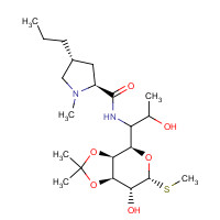 17017-21-9 3,4-O-Isopropylideneepilincomycin chemical structure