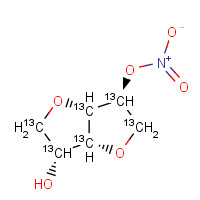 1217604-00-6 Isosorbide-13C6 5-Mononitrate, 90% chemical structure
