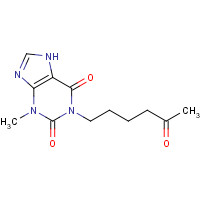 38975-46-1 1-(5-Ketohexyl)-3-methyl Xanthine chemical structure