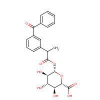 76690-94-3 rac Ketoprofen Acyl-b-D-glucuronide chemical structure