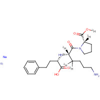 1356847-28-3 (S)-Lisinopril-d5 Sodium chemical structure