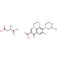 211690-33-4 Lomefloxacin Aspartate chemical structure