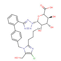 138584-35-7 Losartan N2-Glucuronide chemical structure