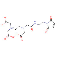 1185102-85-5 [N-(2-Maleimidoethyl]ethylenediamine-N,N,N',N'-tetraacetic Acid, Monoamide, Technical Grade chemical structure