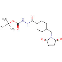 887406-71-5 4-(Maleimidomethyl)cyclohexane-1-carbonyl-1-(tert-butyl)carbazate chemical structure
