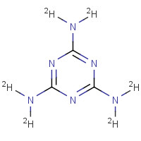 13550-89-5 Melamine-d6 chemical structure