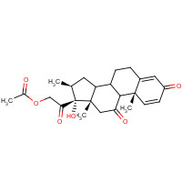 1106-03-2 Meprednisone Acetate chemical structure