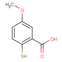 16807-37-7 2-Mercapto-5-methoxybenzoic Acid chemical structure