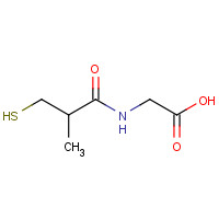 89021-98-7 N-(3-Mercapto-2-methylpropanoyl)glycine chemical structure
