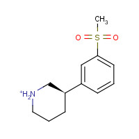 504398-38-3 3S-(-)-3-[3-(Methanesulfonyl)phenyl]piperidine Tartaric Acid Salt chemical structure