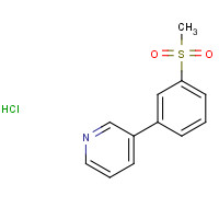 160777-44-6 3-(3-Methanesulfonyl-phenyl)-pyridine Hydrochloride chemical structure