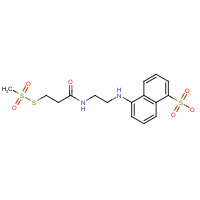359436-83-2 N-(Methanethiosulfonylethylcarboxamidoethyl)-5 -naphthylamine-1-sulfonic acid, Sodium Salt chemical structure