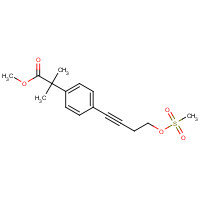 1020719-58-7 4-[4-(Methanesulfonyloxy)-1-butynyl]-a,a-di(methyl-d3)benzeneacetic Acid, Methyl Ester chemical structure