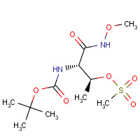 80575-79-7 [S-(R*,R*)]-[1-[(Methoxyamino)carbonyl]-2-[(methylsulfonyl)oxy]propyl]-carbamic Acid 1,1-Dimethylethyl Ester chemical structure