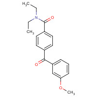 156727-77-4 4-(3'-Methoxybenzoyl)-N,N-diethylbenzamide chemical structure