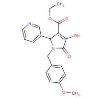 359436-85-4 1-(4-Methoxybenzyl)-3-hydroxy-4-ethoxycarbonyl-5-(3-pyridyl)-3-pyrrolin-2-one chemical structure