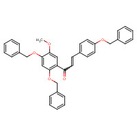 58115-18-7 1-[5-Methoxy-2,4-bis(phenylmethoxy)phenyl]-3-[4-(phenylmethoxy)phenyl]-2-propen-1-one chemical structure
