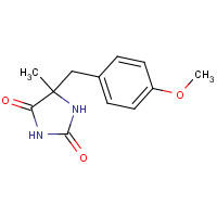 13500-24-8 5-(4'-Methoxybenzyl)-5-methylhydantoin chemical structure