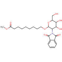 106445-25-4 8-Methoxycarbonyloctyl-2-deoxy-2-phthalimido-b-D-glucopyranoside chemical structure