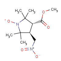 119580-75-5 trans-3-Methoxycarbonyl-2,2,5,5-tetramethyl-4-nitromethyl-pyrrolidin-1-oxyl chemical structure