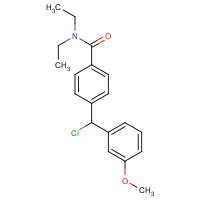 186094-10-0 rac 4-(3'-Methoxy-a-chlorobenzyl)-N,N-diethylbenzamide chemical structure