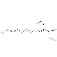 215439-44-4 (1S)-1-[3-[(2-Methoxyethoxy)methoxy]phenyl]-1,2-ethanediol chemical structure