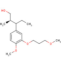 172900-70-8 1-Methoxy-2-(3-methoxypropoxy)-4-[(3-hydroxy-(2R)-isopropyl)propyl]benzene chemical structure