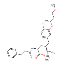 900811-40-7 (aS,γS)-4-Methoxy-3-(3-methoxypropoxy)-γ-(1-methylethyl)-a-[[(phenylmethoxy)carbonyl]amino]benzenepentanoic Acid Methyl Ester chemical structure
