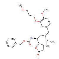 900811-45-2 [(1S,3S)-3-[[4-Methoxy-3-(3-methoxypropoxy)phenyl]methyl]-4-methyl-1-[(2S)-tetrahydro-5-oxo-2-furanyl]pentyl]carbamic Acid Benzyl Ester chemical structure