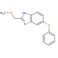 92114-71-1 2-(Methoxymethyl)-5-(phenylthio)-1H-benzimidazole chemical structure