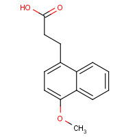 33189-02-5 4-Methoxy-1-naphthalenepropanoic Acid chemical structure