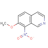 63485-75-6 7-Methoxy-8-nitroisoquinoline chemical structure