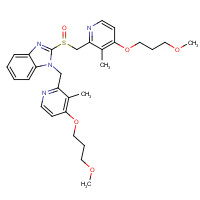 935260-92-7 N-[[4-(3-Methoxypropoxy)-3-methyl-2-pyridinyl]methyl] Rabeprazole chemical structure