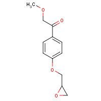 110458-44-1 2-Methoxy-1-[4-(oxiranylmethoxy)phenyl]ethanone chemical structure