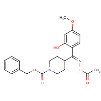 84163-48-4 (E)-2-(5-Methoxy)phenol 4-(N-Benzyloxycarbonyl)piperidinyl-methanone O-Acetyl Oxime chemical structure