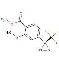 154187-50-5 2-Methoxy-4-[3-(trifluoromethyl)-3H-diazirin-3-yl]benzoic Acid, Methyl Ester chemical structure