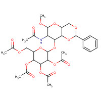 162427-96-5 Methyl 2-Acetamido-4,6-O-benzylidene-3-O-(2,3,4,6-tetra-O-acetyl-b-D-galactopyranosyl-2-deoxy-b-D-glucopyranoside chemical structure