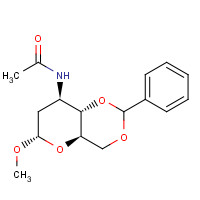 4115-63-3 Methyl 3-Acetamido-4,6-O-benzylidene-2,3-dideoxy-a-D-arabino-hexopyranoside chemical structure