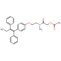 1076198-47-4 N-Methyl-N-(2-acetoxyacetyl) Tamoxifen chemical structure