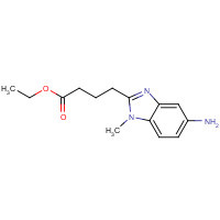 3543-73-5 1-Methyl-5-amino-1H-benzimidazole-2-butanoic Acid Ethyl Ester chemical structure