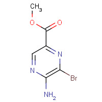 1076198-49-6 Methyl 2-Amino-3-bromopyrazine-5-carboxylate chemical structure
