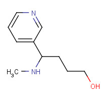 59578-64-2 4-(N-Methylamino)-4-(3-pyridyl)butane-1-ol chemical structure