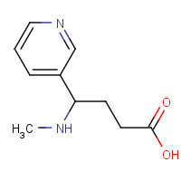 15569-99-0 4-(Methylamino)-4-(3-pyridyl)butyric Acid chemical structure