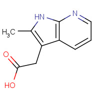 7546-50-1 2-Methyl-7-aza-3-indolylacetic Acid chemical structure
