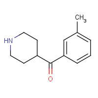 344334-10-7 4-(3-Methylbenzoyl)piperidine chemical structure