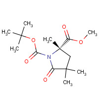 1217662-00-4 Methyl (2S)-1-tert-Boc-2,4,4-trimethylpyroglutamate chemical structure