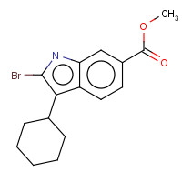494799-19-8 Methyl 2-Bromo-3-cyclohexyl-6-indolecarboxylate chemical structure