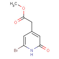 141807-52-5 Methyl 6-Bromo-1,2-dihydro-2-oxo-4-pyridineacetate chemical structure