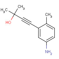 905439-45-4 2-(2-Methyl-3-butyn-2-ol)-4-aminotoluene chemical structure